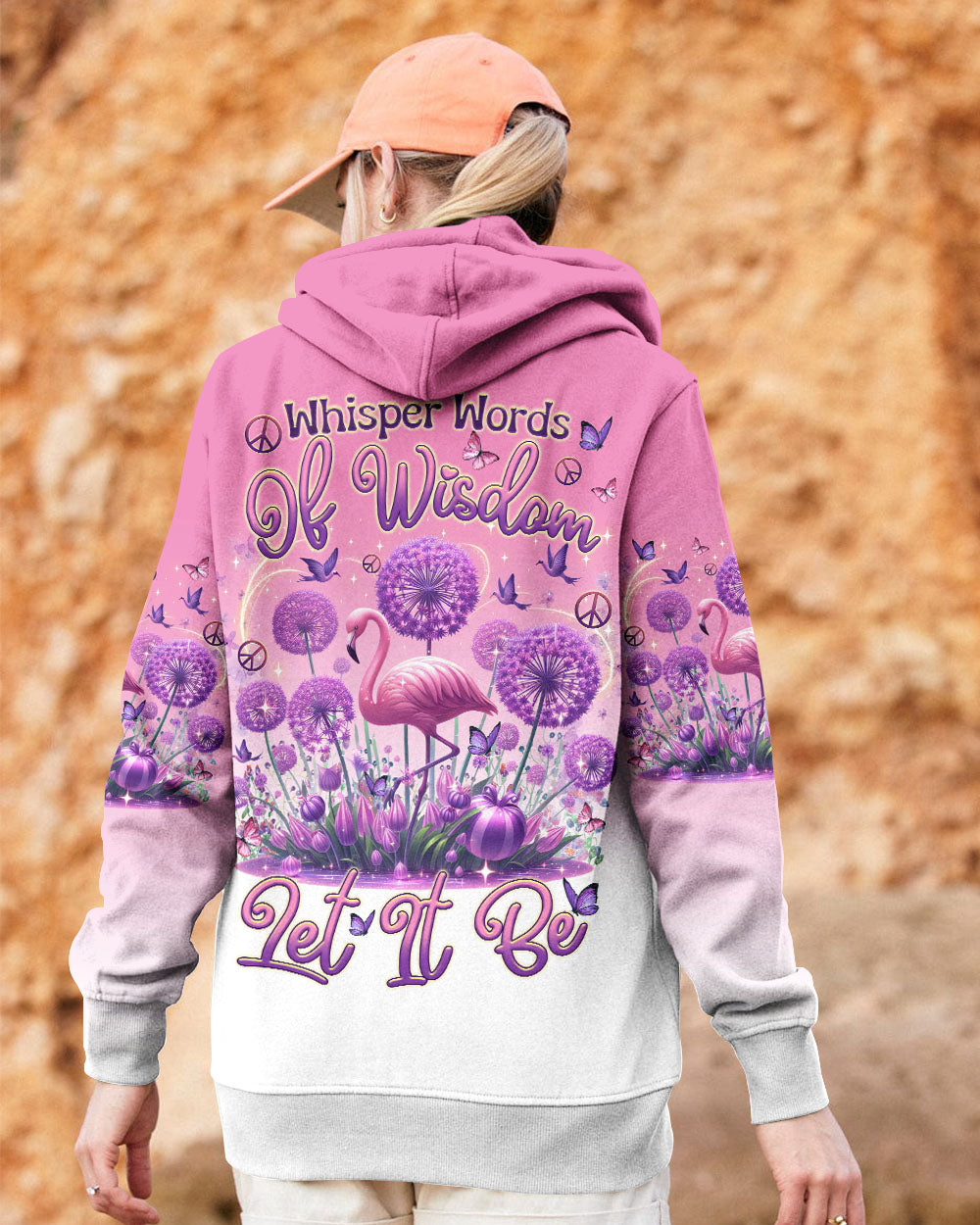 WHISPER WORDS OF WISDOM FLAMINGO ALL OVER PRINT - TLTR0807243