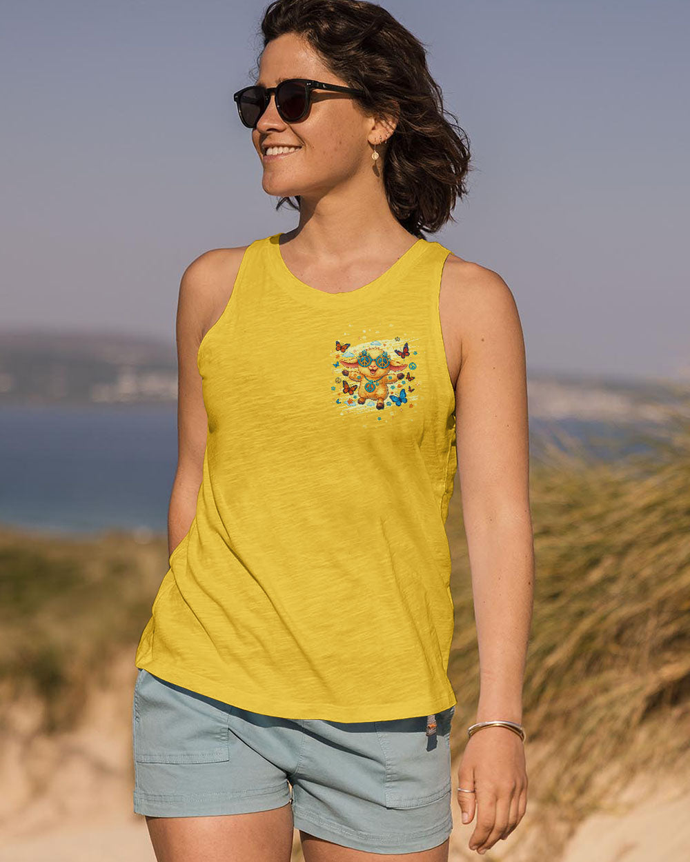 SORRY I'M LATE I WAS DILLY DALLYING SHEEP ALL OVER PRINT - TLNT0808254