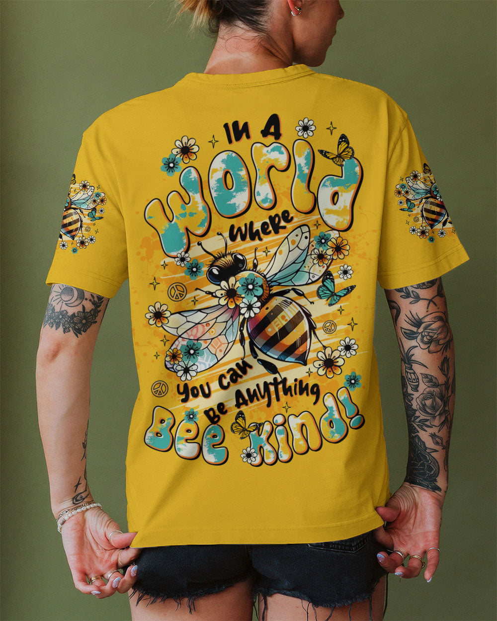 BEE KIND ALL OVER PRINT - TLTR0809253