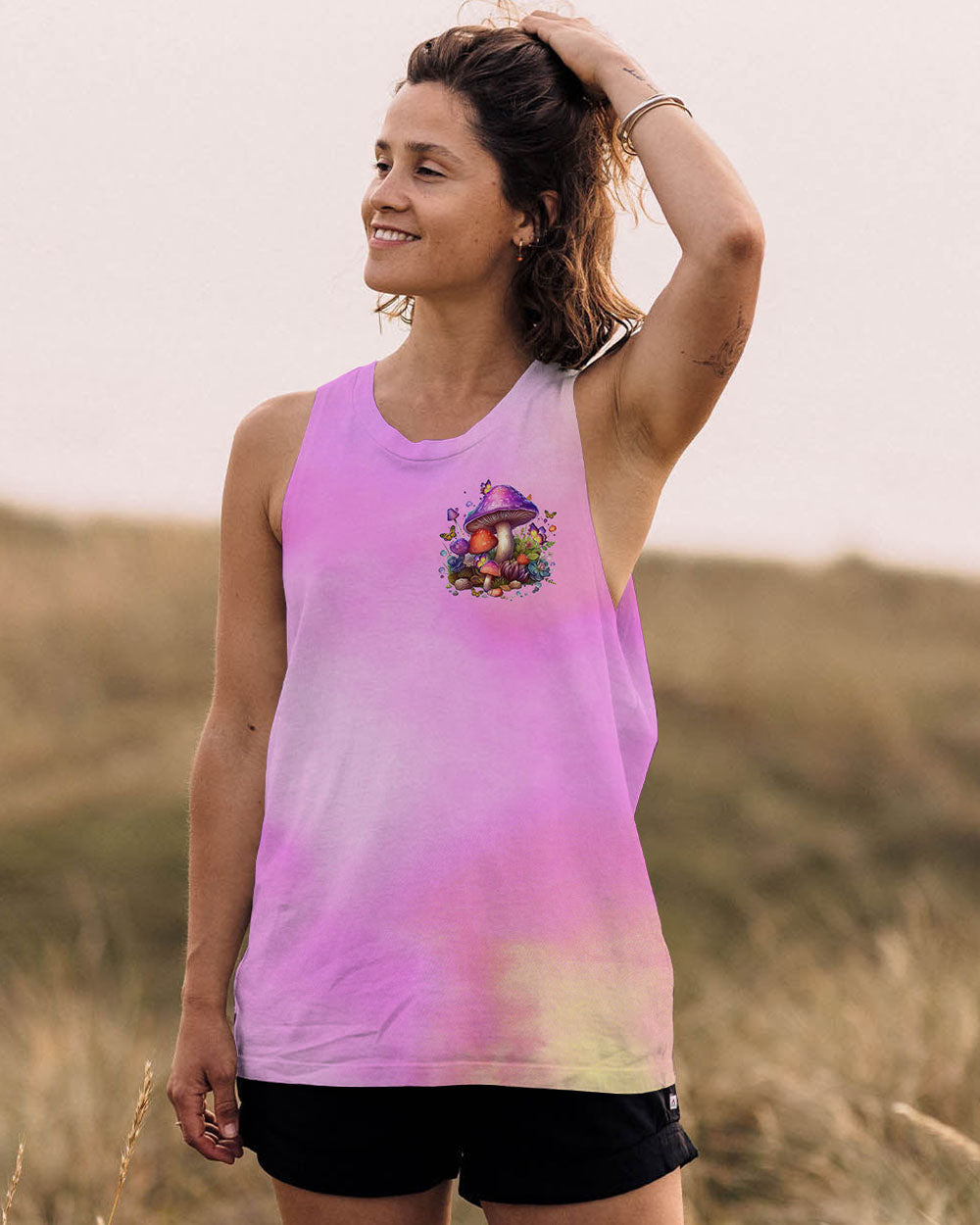 EAT MUSHROOMS SEE THE UNIVERSE ALL OVER PRINT - TLTR0901243