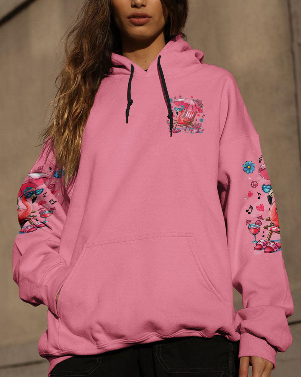 PRETTY IN PINK FLAMINGO ALL OVER PRINT - TLTR0905252