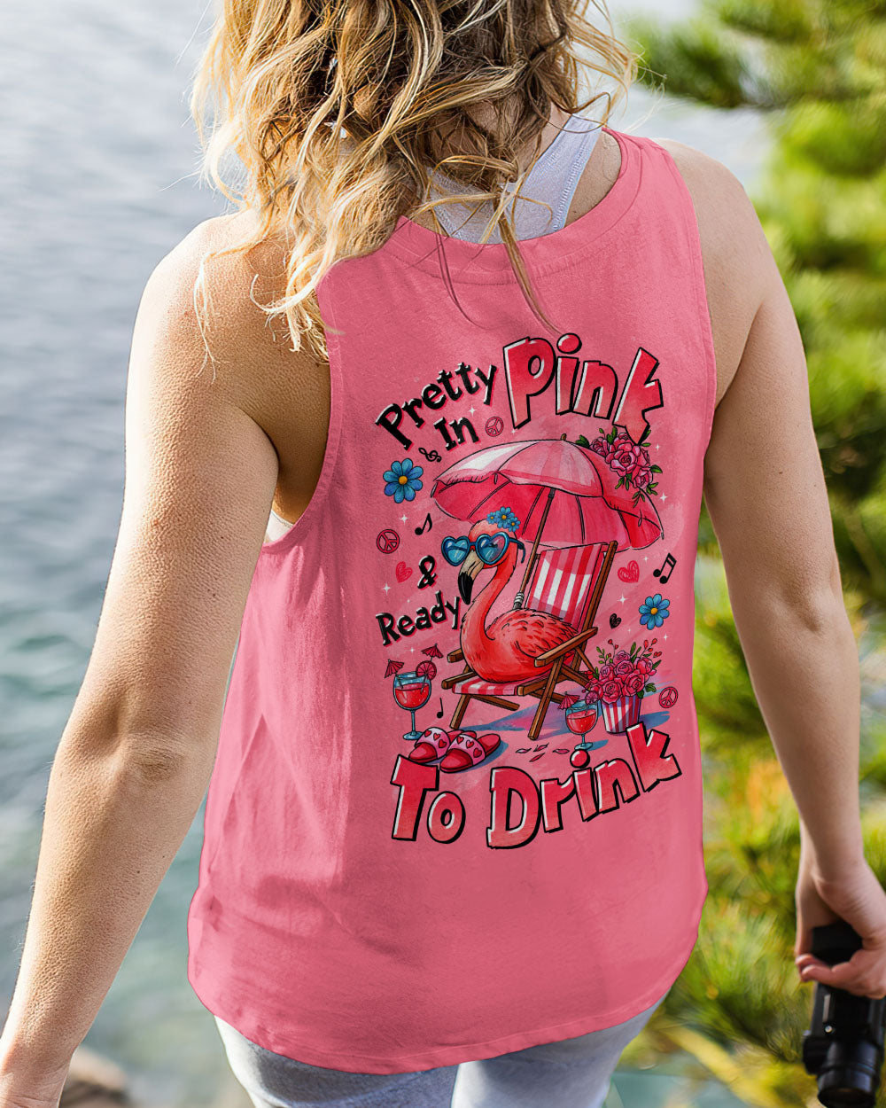 PRETTY IN PINK FLAMINGO ALL OVER PRINT - TLTR0905252