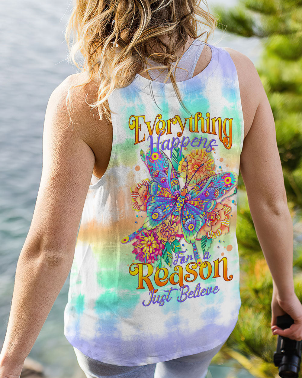 JUST BELIEVE BUTTERFLY ALL OVER PRINT - TLTR0906231