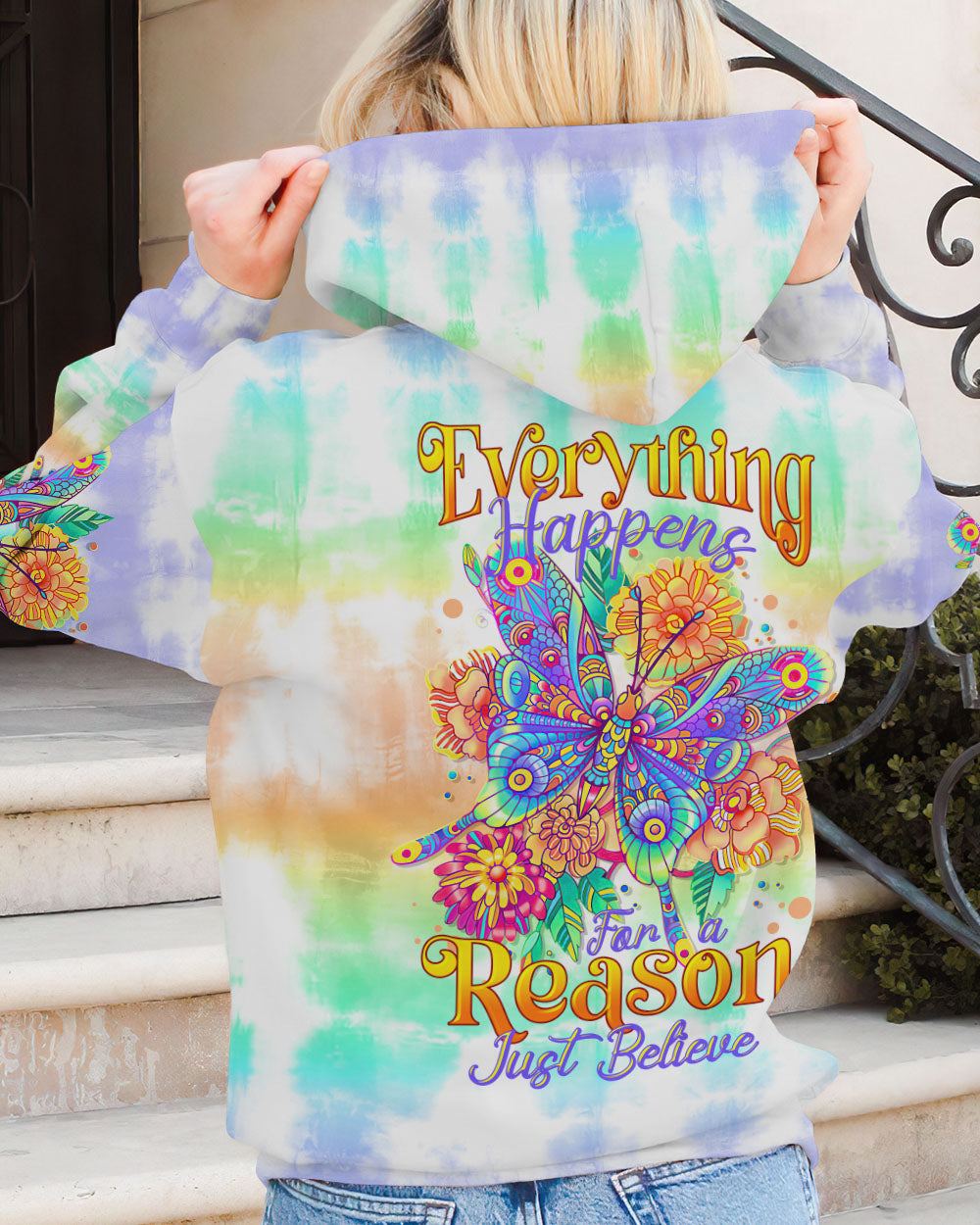 JUST BELIEVE BUTTERFLY ALL OVER PRINT - TLTR0906231
