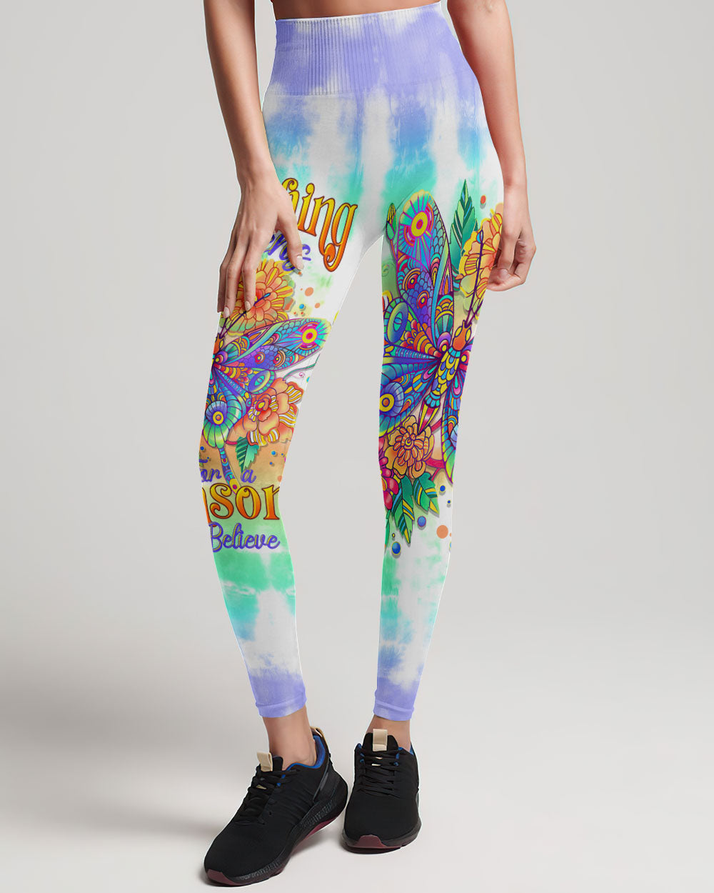 JUST BELIEVE BUTTERFLY ALL OVER PRINT - TLTR0906231