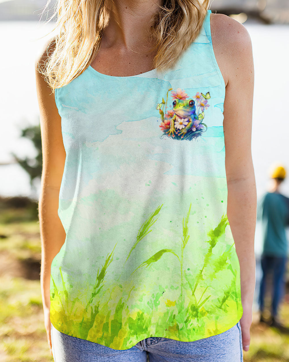 YOU BELONG AMONG THE WILDFLOWERS FROG ALL OVER PRINT - TLTR0909232