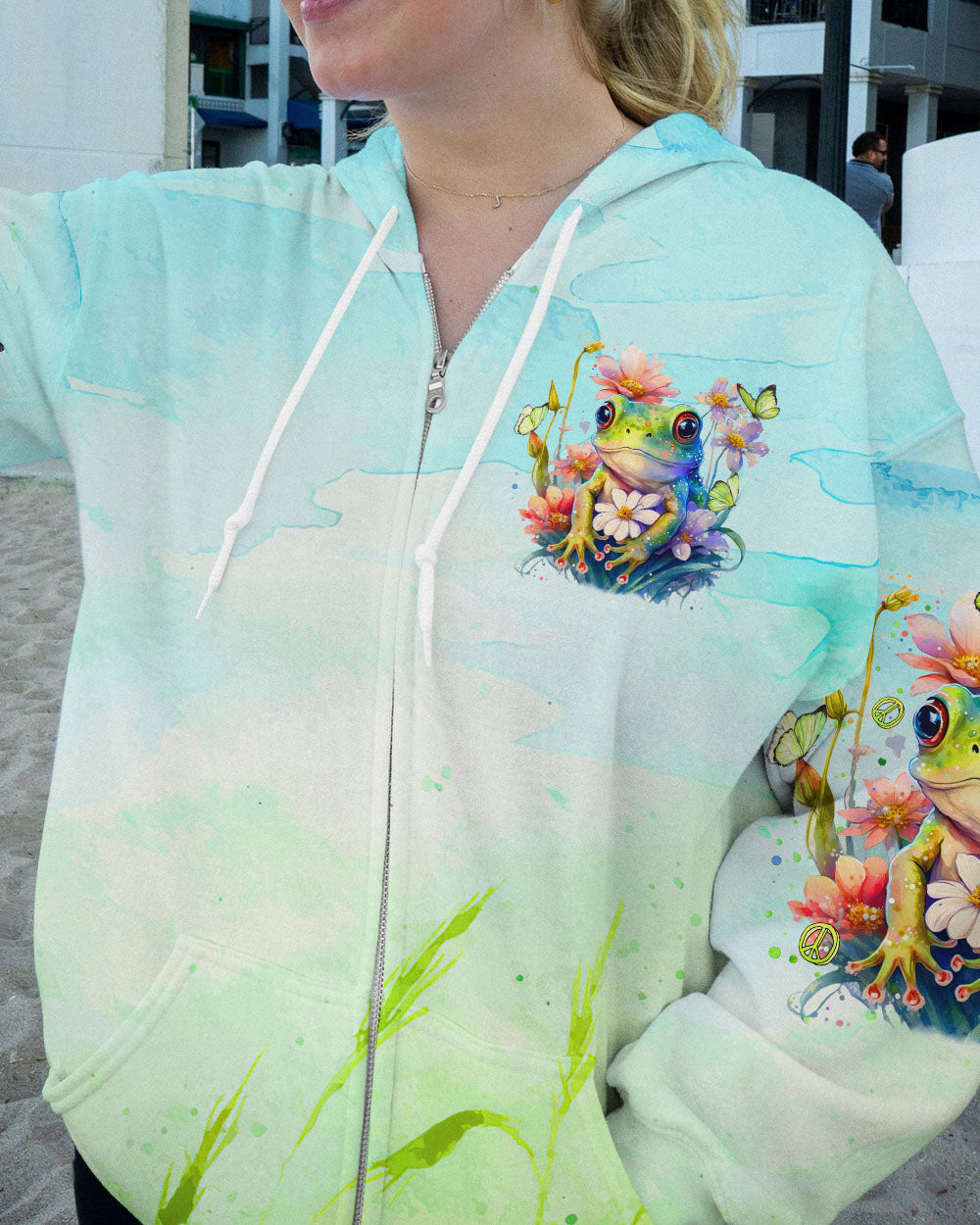 YOU BELONG AMONG THE WILDFLOWERS FROG ALL OVER PRINT - TLTR0909232