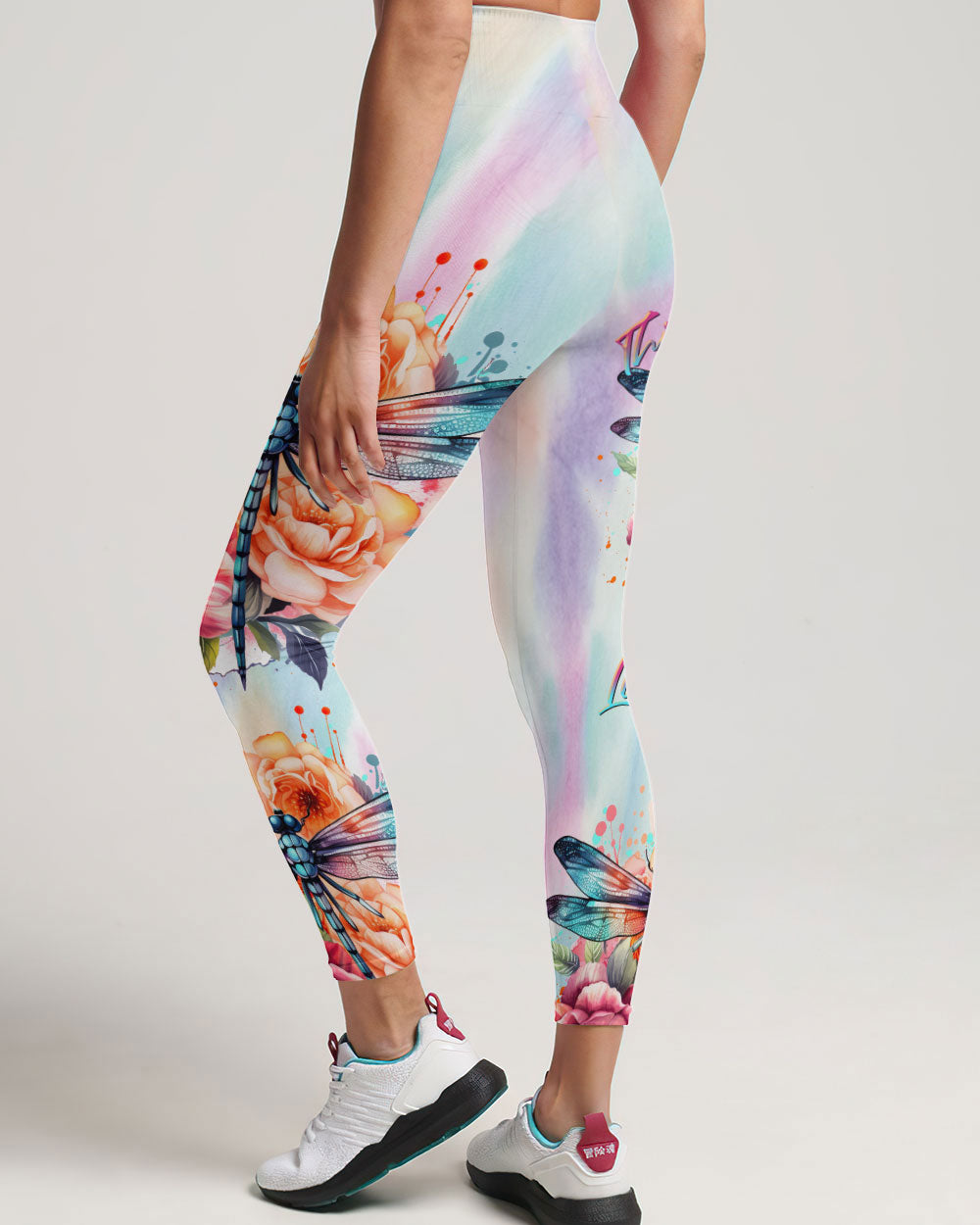 SMILE OFTEN THINK POSITIVELY DRAGONFLY ALL OVER PRINT - TLTR1006232