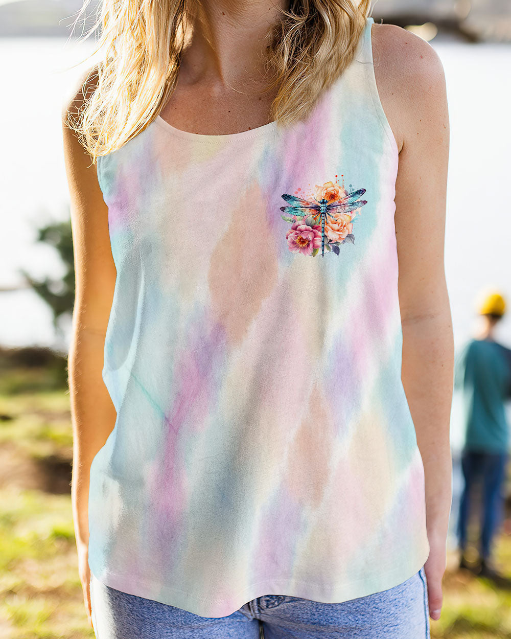 SMILE OFTEN THINK POSITIVELY DRAGONFLY ALL OVER PRINT - TLTR1006232