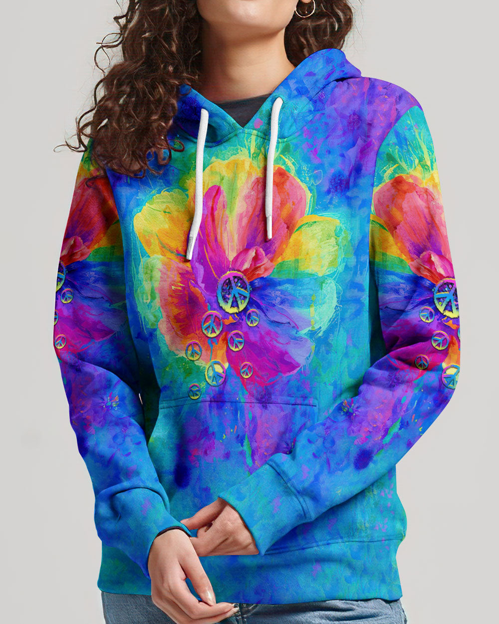 HIPPIE SOUL FLOWER COLORFUL ALL OVER PRINT - TLTR1007231