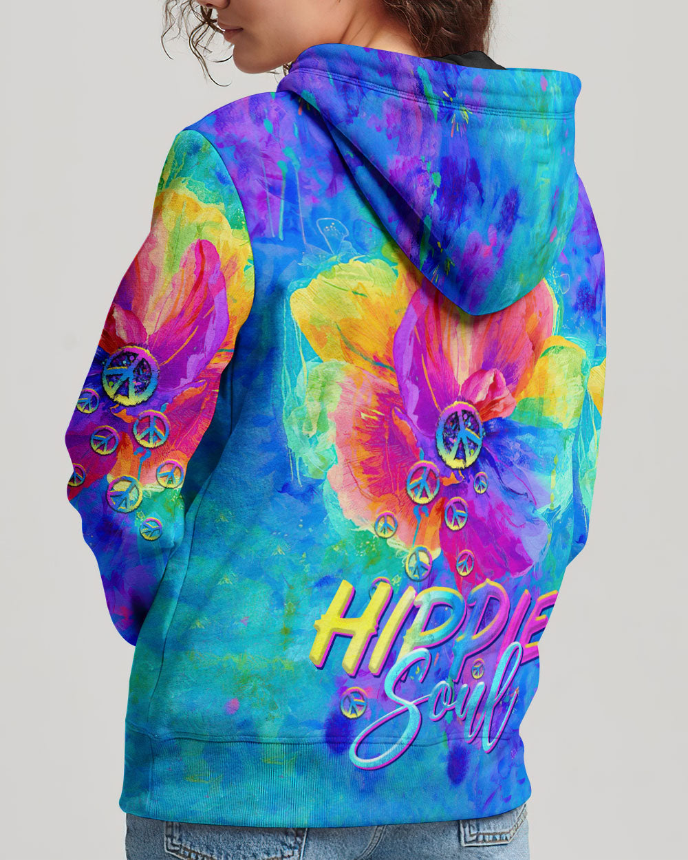 HIPPIE SOUL FLOWER COLORFUL ALL OVER PRINT - TLTR1007231