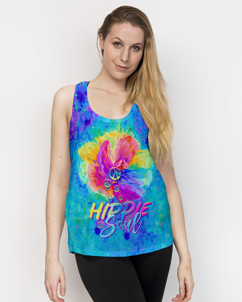 HIPPIE SOUL FLOWER COLORFUL ALL OVER PRINT - TLTR1007231