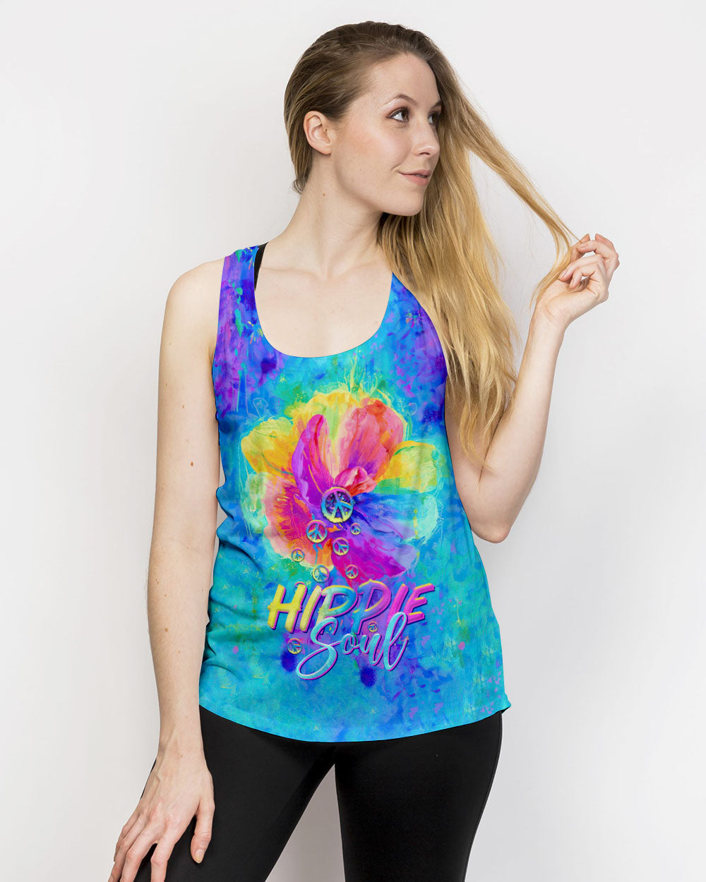 HIPPIE SOUL FLOWER COLORFUL ALL OVER PRINT - TLTR1007231