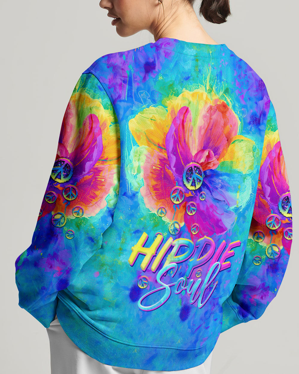 HIPPIE SOUL FLOWER COLORFUL ALL OVER PRINT - TLTR1007231