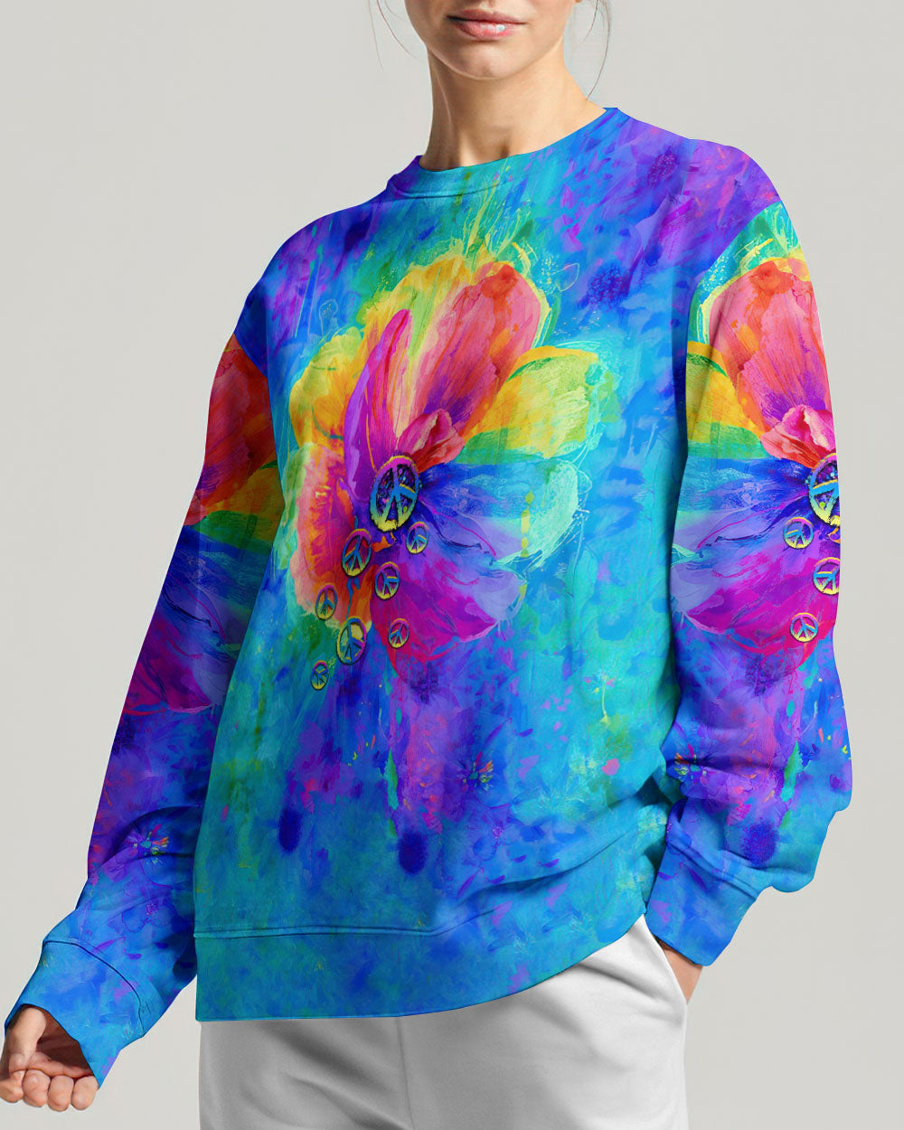 HIPPIE SOUL FLOWER COLORFUL ALL OVER PRINT - TLTR1007231