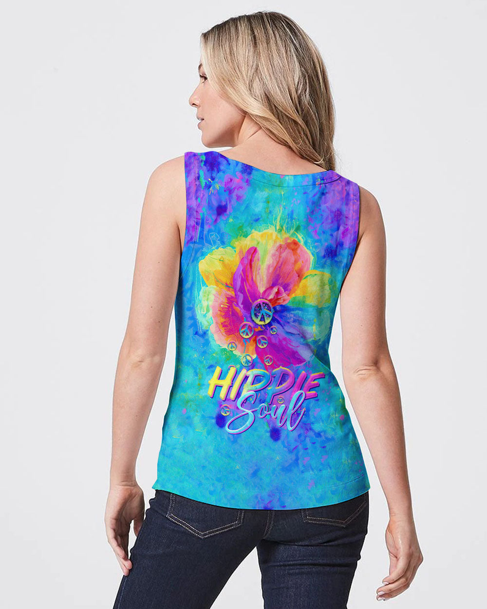 HIPPIE SOUL FLOWER COLORFUL ALL OVER PRINT - TLTR1007231