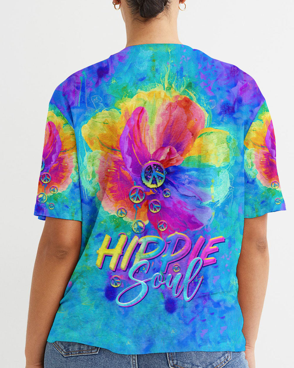 HIPPIE SOUL FLOWER COLORFUL ALL OVER PRINT - TLTR1007231
