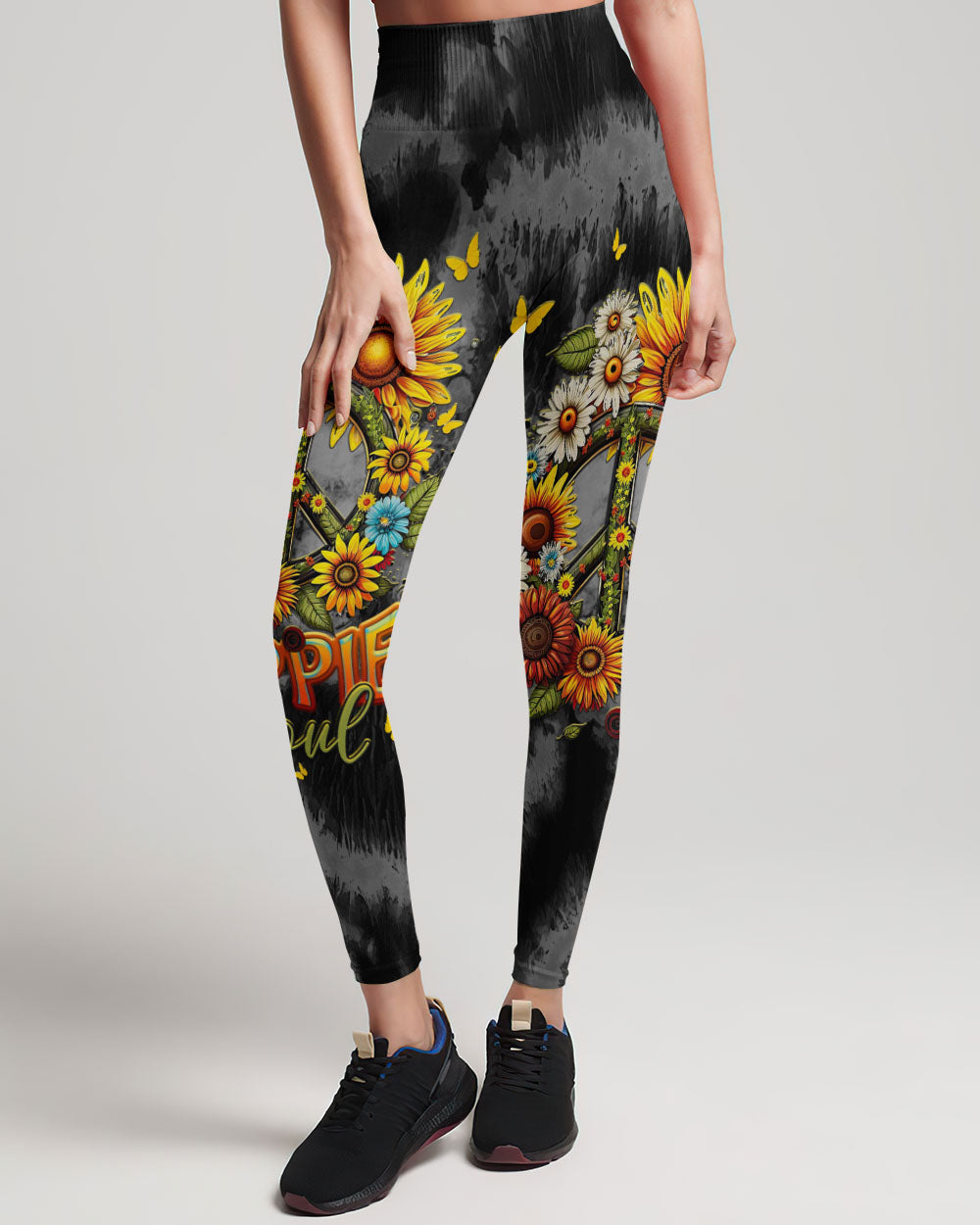 HIPPIE SOUL FLORALS TIE DYE ALL OVER PRINT - TLTR1007239