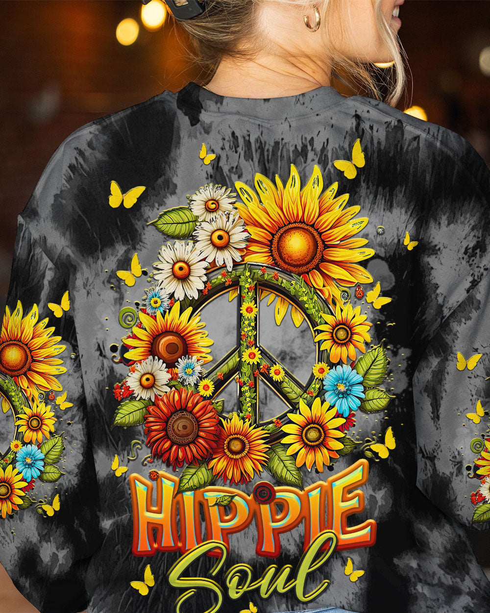 HIPPIE SOUL FLORALS TIE DYE ALL OVER PRINT - TLTR1007239