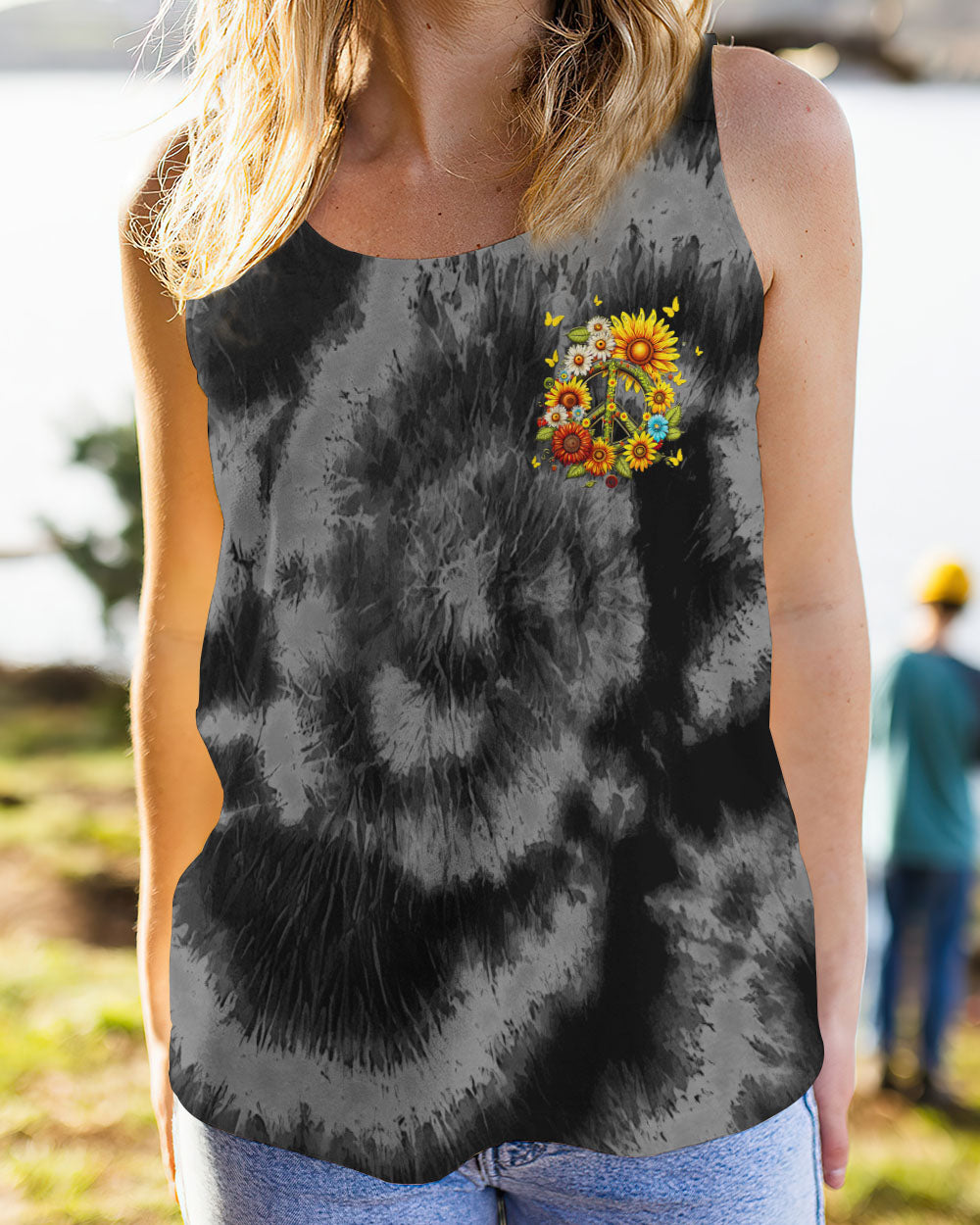 HIPPIE SOUL FLORALS TIE DYE ALL OVER PRINT - TLTR1007239