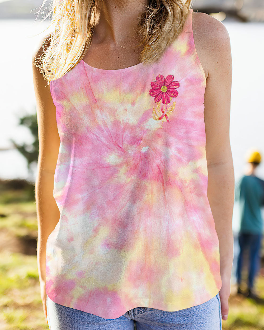 THINK PINK FLOWER ALL OVER PRINT - TLTR1008231