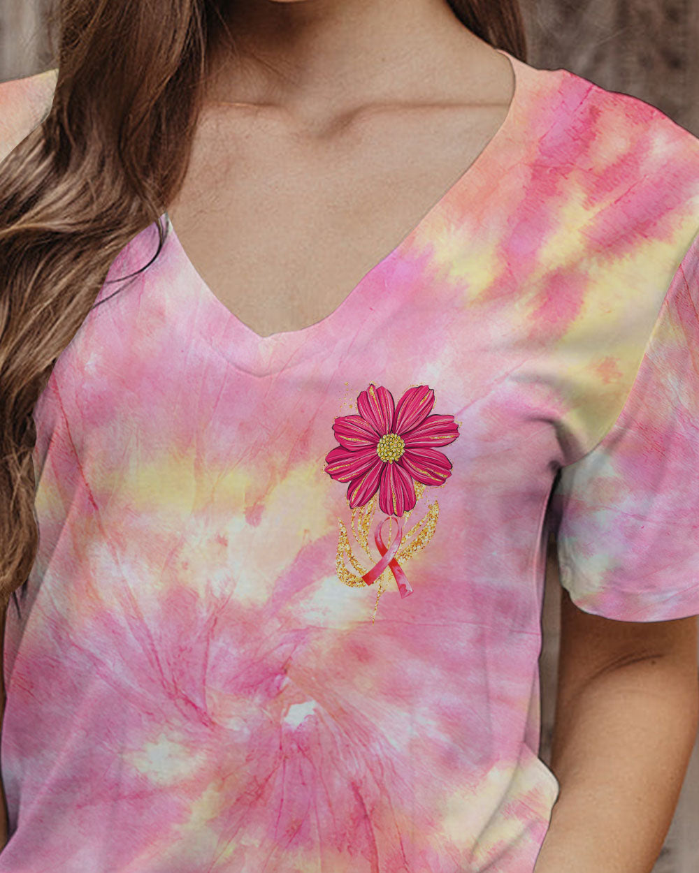 THINK PINK FLOWER ALL OVER PRINT - TLTR1008231