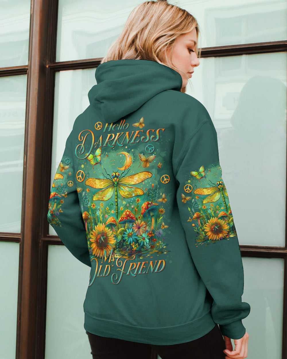 HELLO DARKNESS MY OLD FRIEND DRAGONFLY ALL OVER PRINT - TLTR1009243
