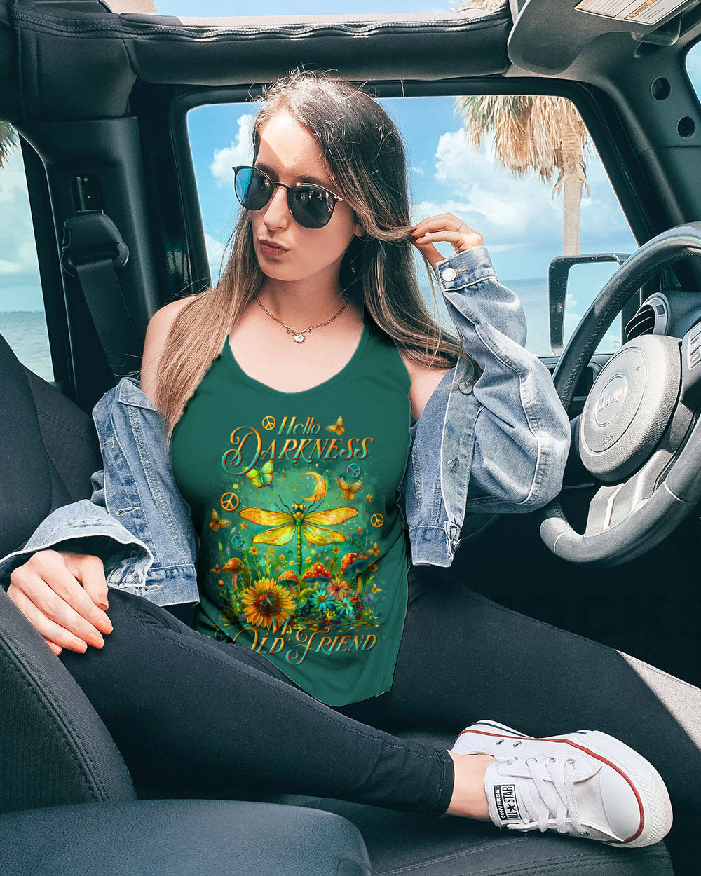 HELLO DARKNESS MY OLD FRIEND DRAGONFLY ALL OVER PRINT - TLTR1009243
