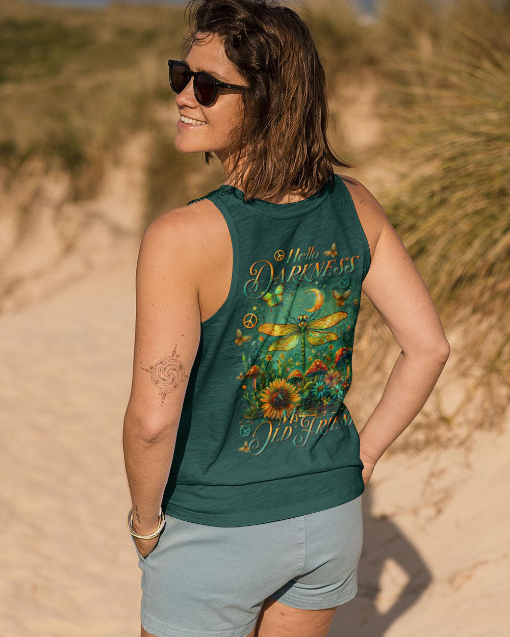 HELLO DARKNESS MY OLD FRIEND DRAGONFLY ALL OVER PRINT - TLTR1009243