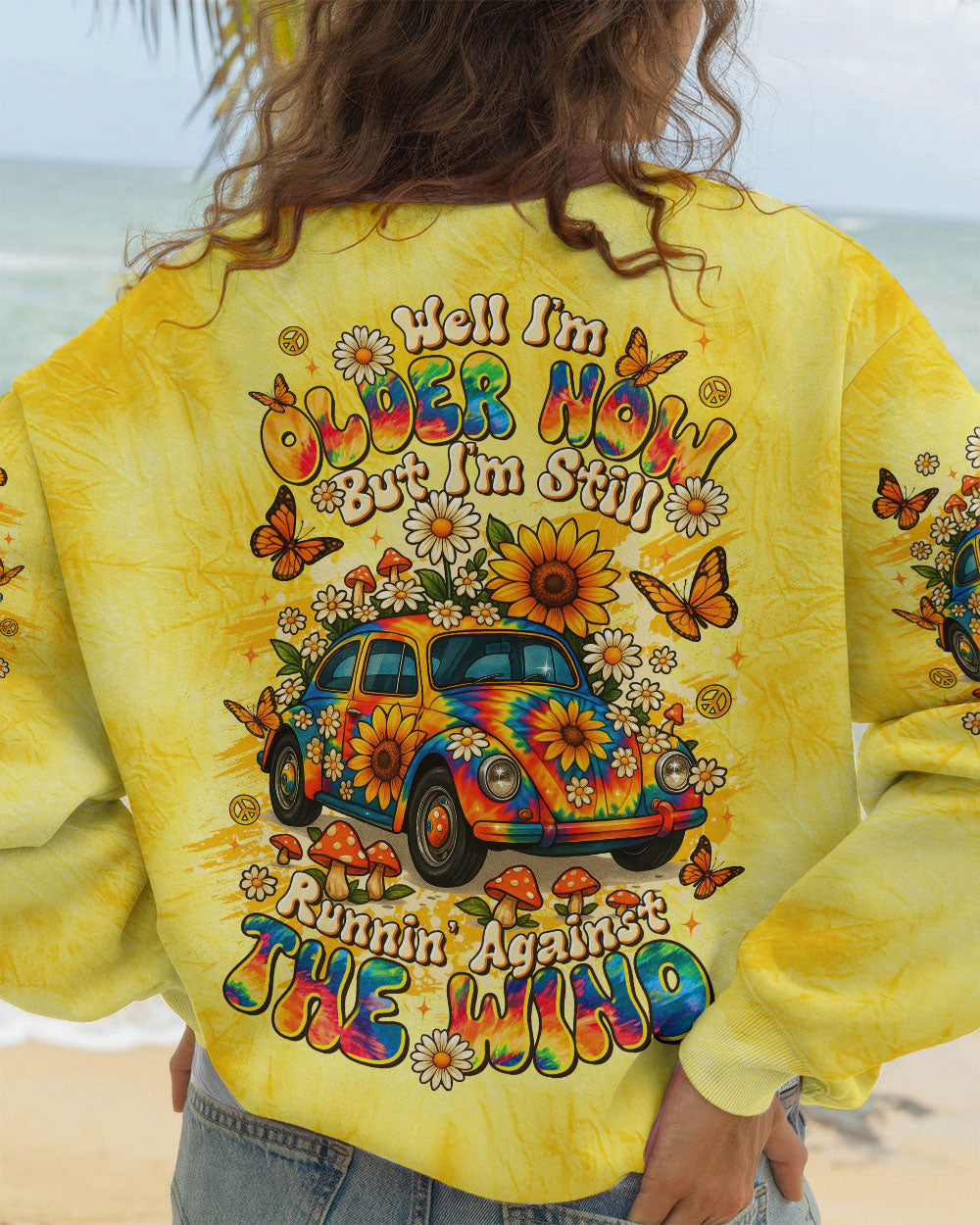 RUNNING AGAINST THE WIND CAR TIE DYE ALL OVER PRINT - TLTR1009252