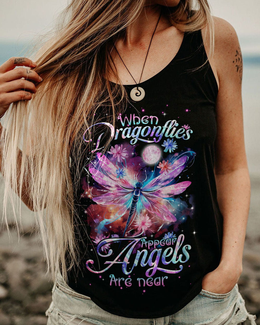 WHEN DRAGONFLIES APPEAR ALL OVER PRINT - TLTR1010234