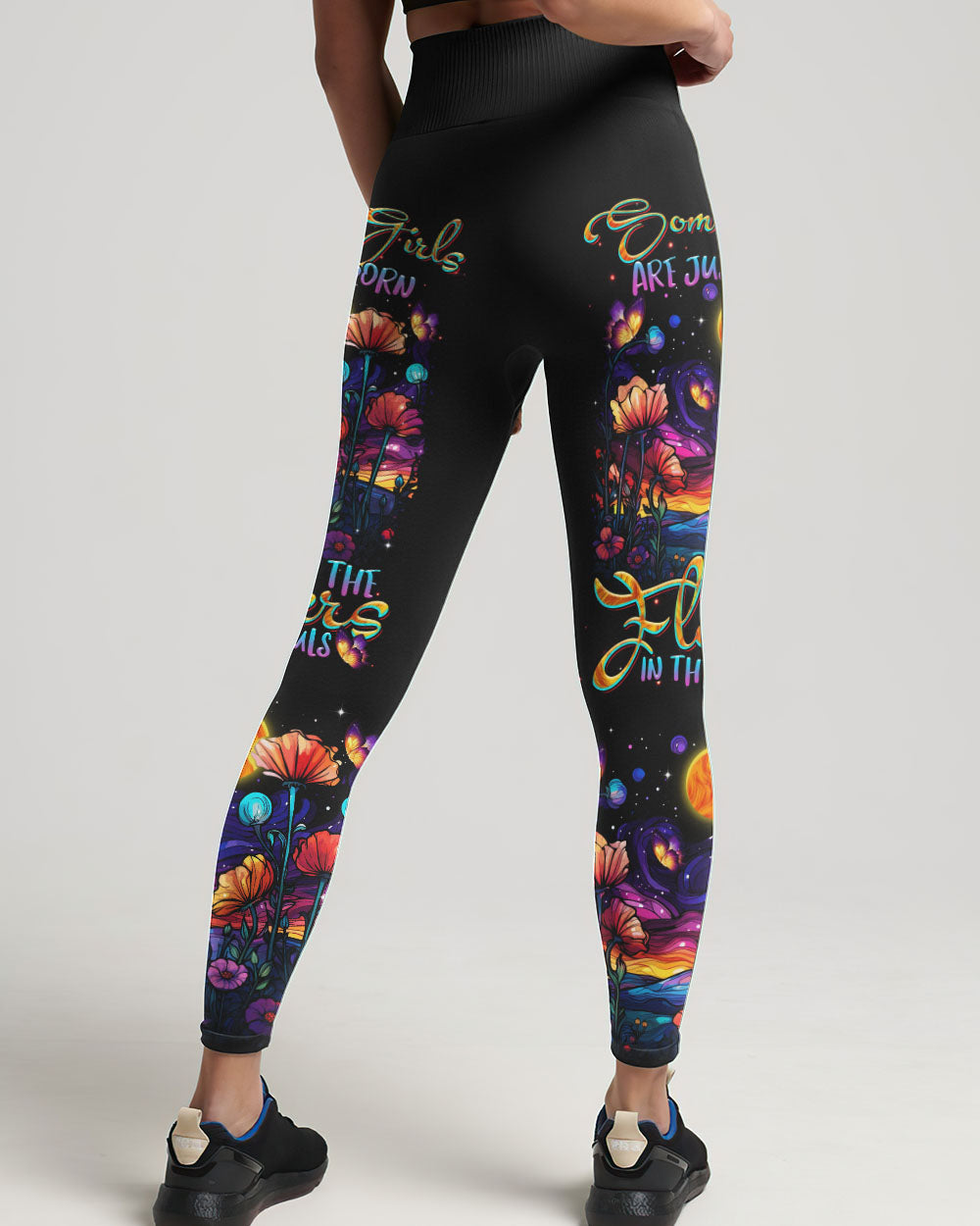 SOME GIRLS ARE JUST BORN FLOWER ALL OVER PRINT - TLTR1010235
