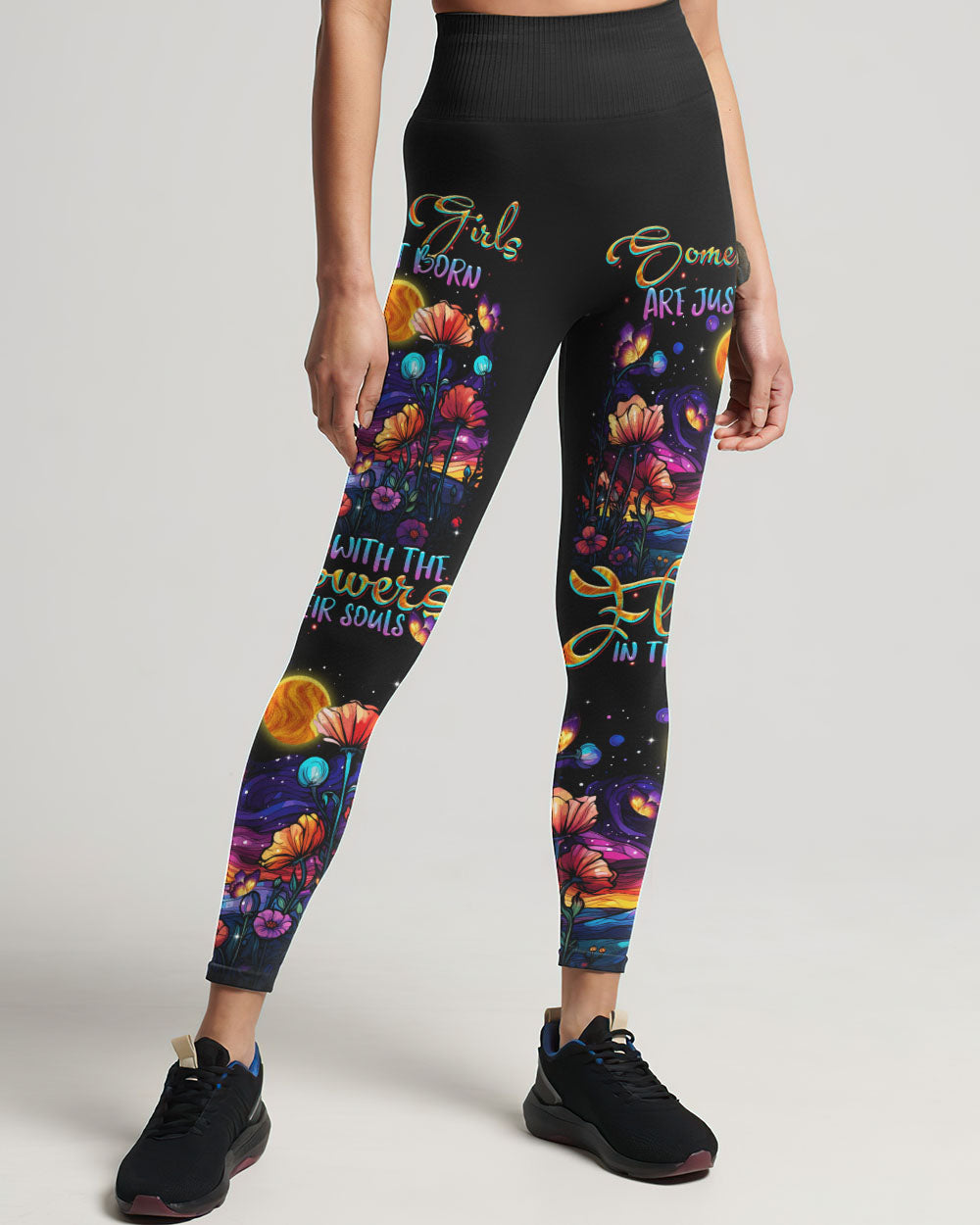SOME GIRLS ARE JUST BORN FLOWER ALL OVER PRINT - TLTR1010235