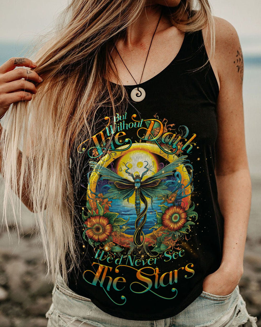 BUT WITHOUT THE DARK DRAGONFLY MOON ALL OVER PRINT - TLTR1107232