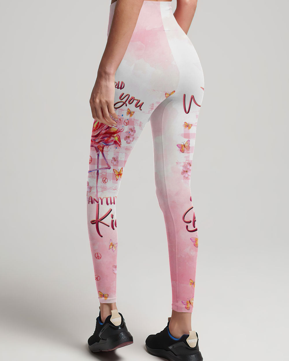 BE KIND FLAMINGO ALL OVER PRINT - TLTR1108232