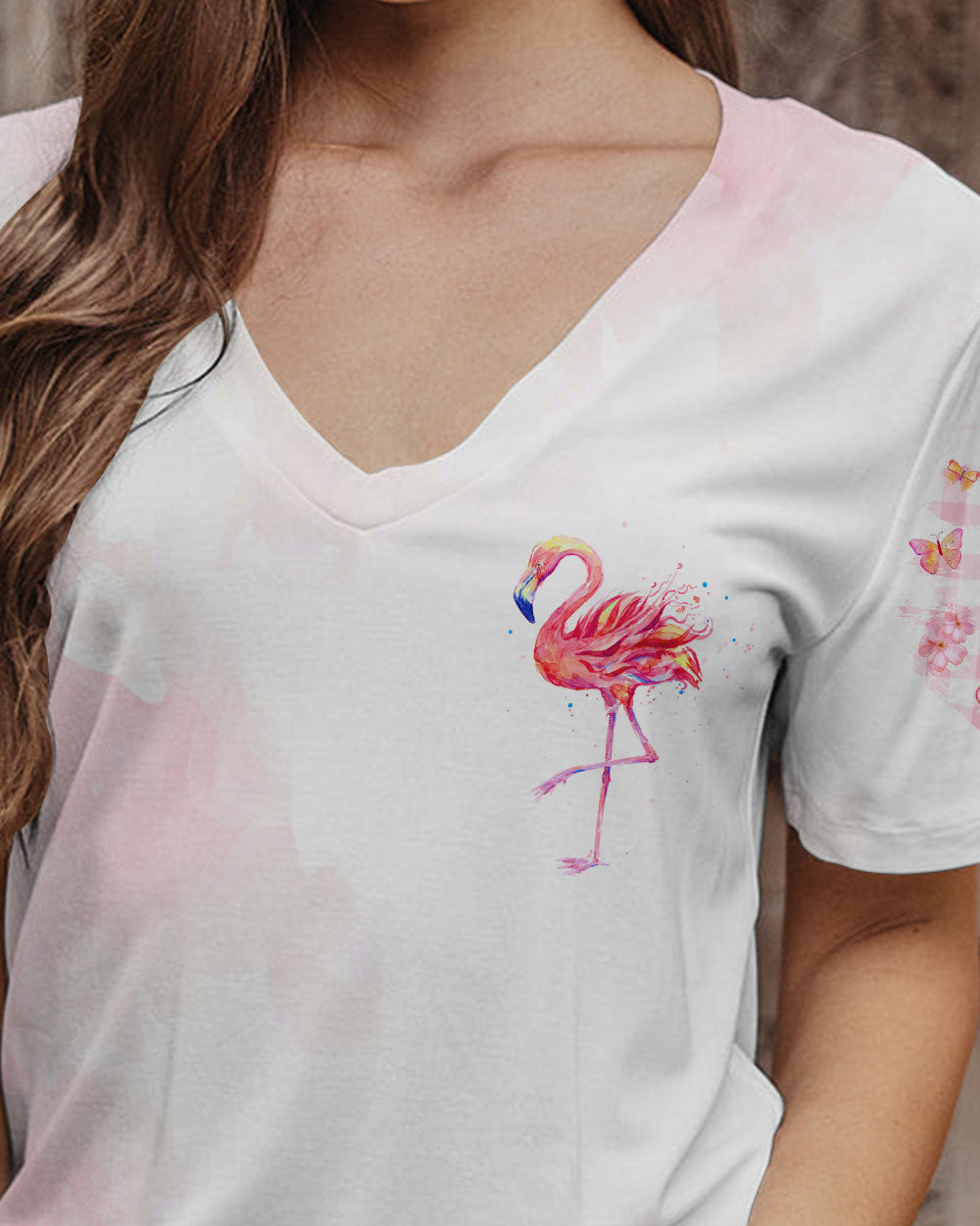 BE KIND FLAMINGO ALL OVER PRINT - TLTR1108232