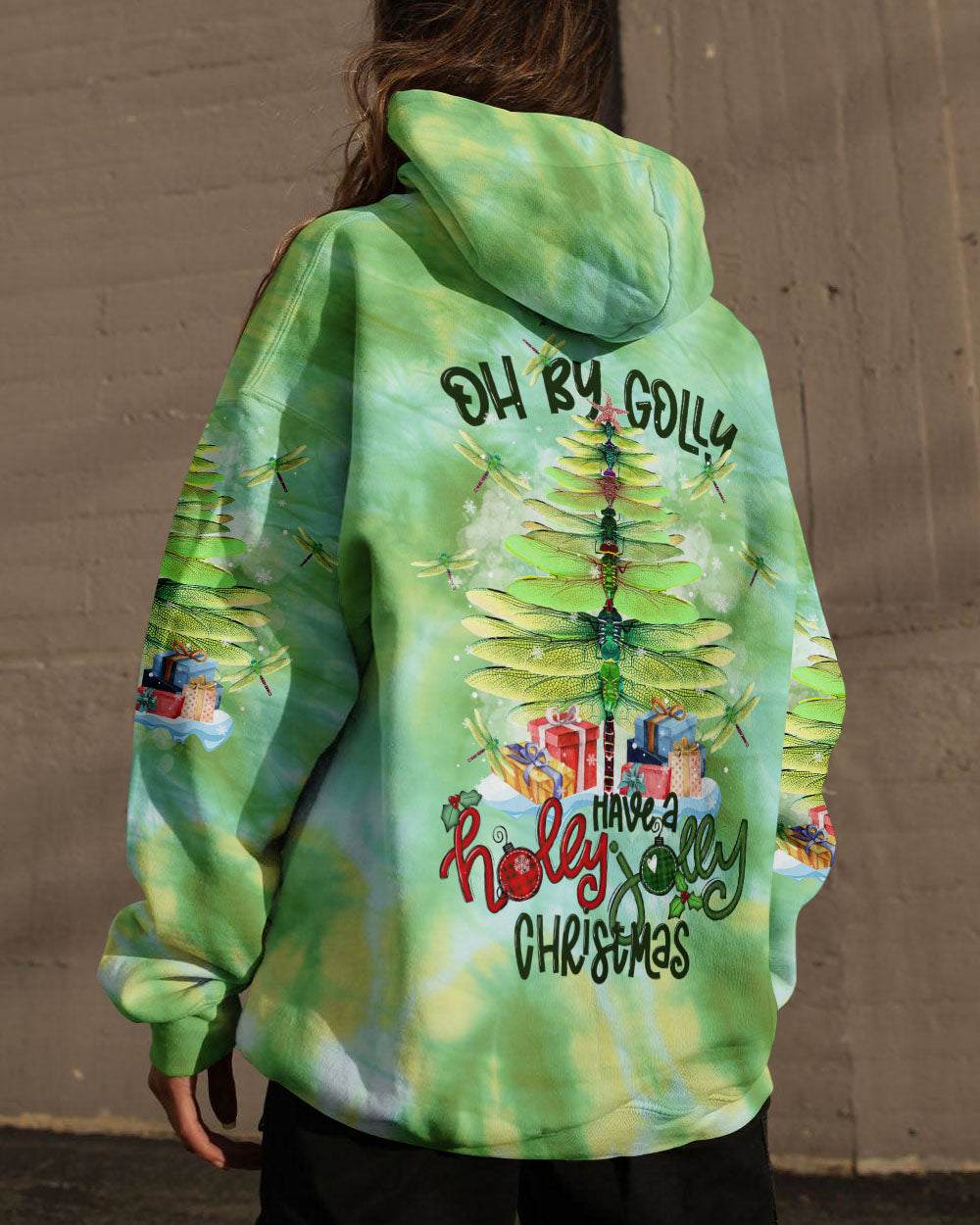HOLLY JOLLY DRAGONFLY CHRISTMAS ALL OVER PRINT - TLTR1109233