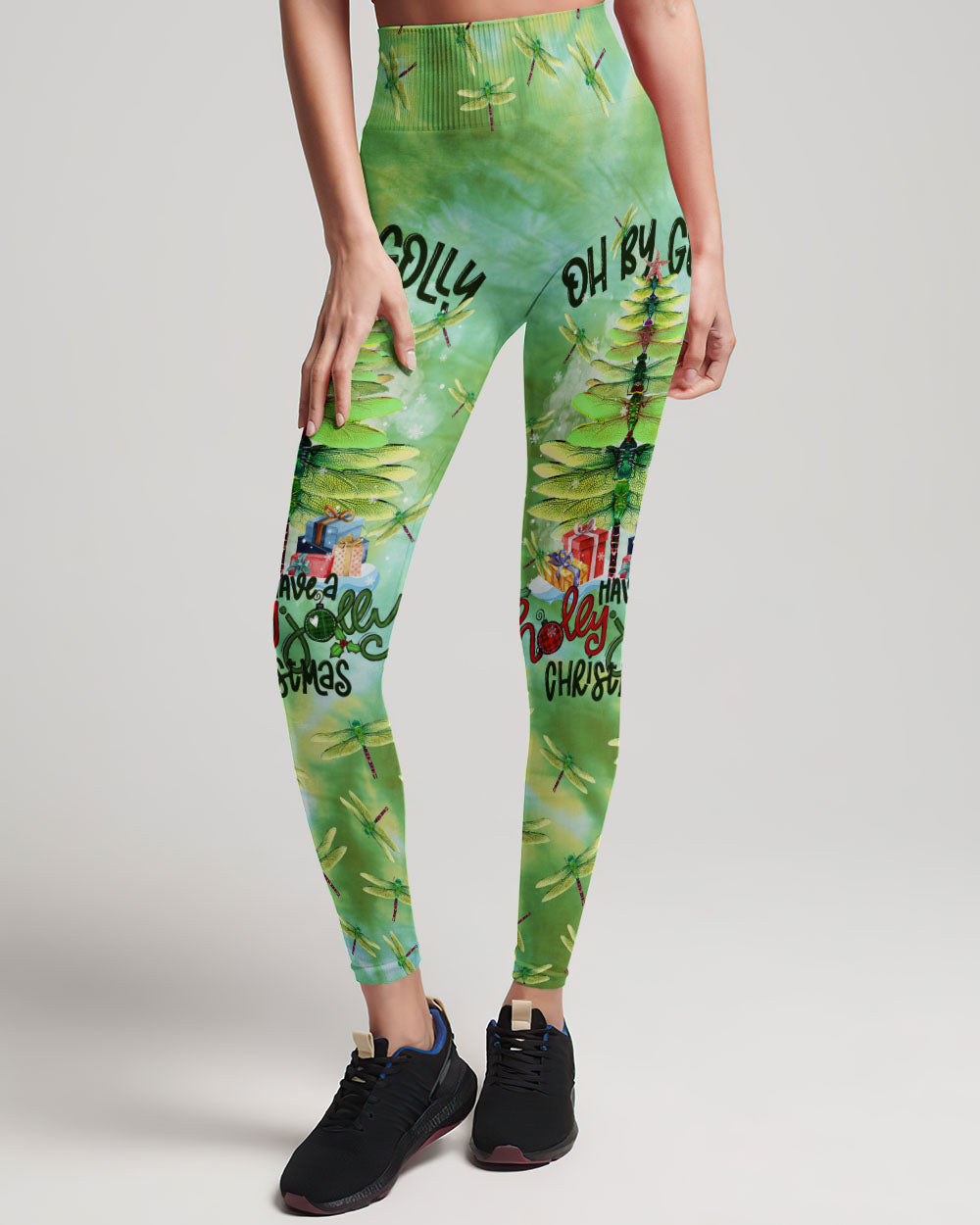 HOLLY JOLLY DRAGONFLY CHRISTMAS ALL OVER PRINT - TLTR1109233