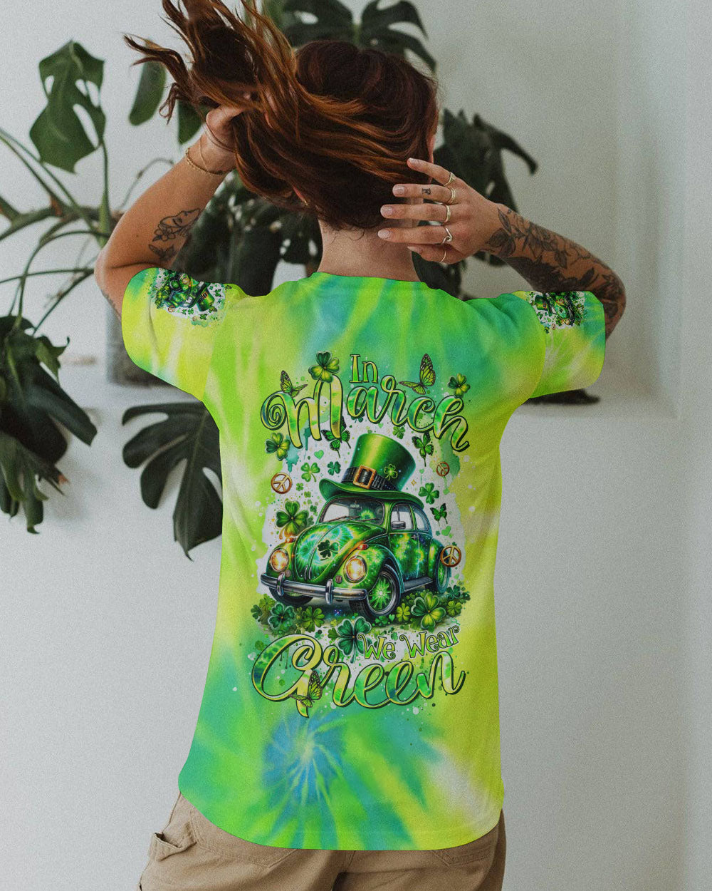 IN MARCH WE WEAR GREEN PATRICK'S DAY ALL OVER PRINT - TLTR1201242