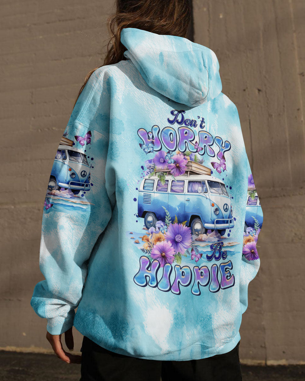 DON'T WORRY BE HIPPIE ALL OVER PRINT - TLTR1210231