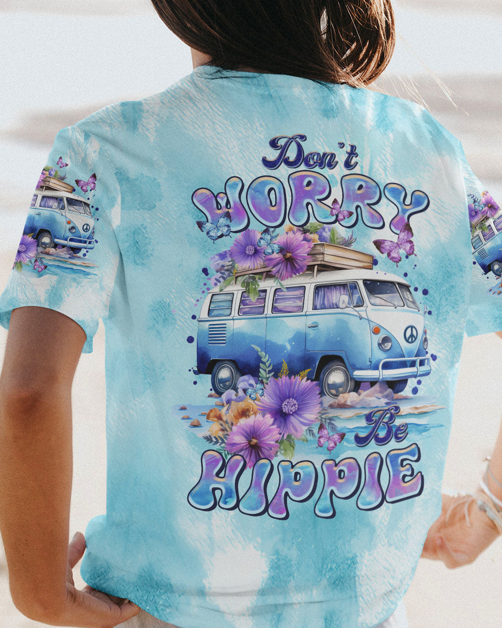 DON'T WORRY BE HIPPIE ALL OVER PRINT - TLTR1210231