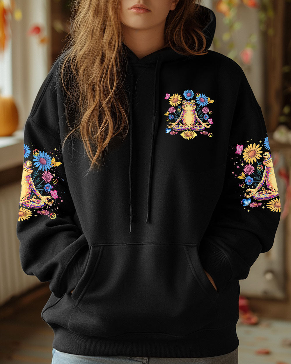 JUST BREATHE FROG ALL OVER PRINT  - TLTR1401255