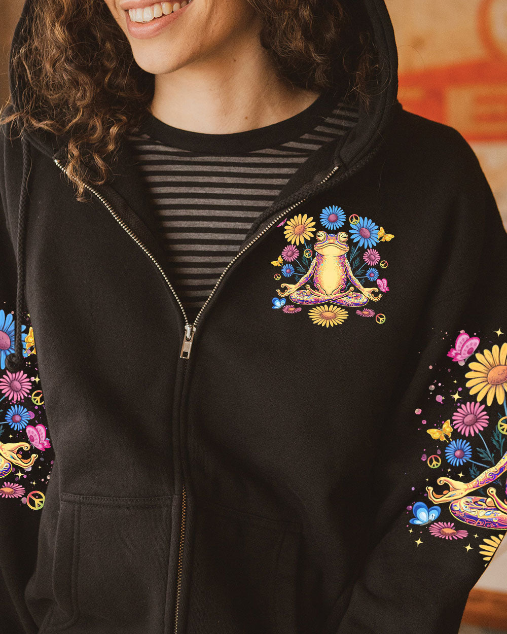 JUST BREATHE FROG ALL OVER PRINT  - TLTR1401255