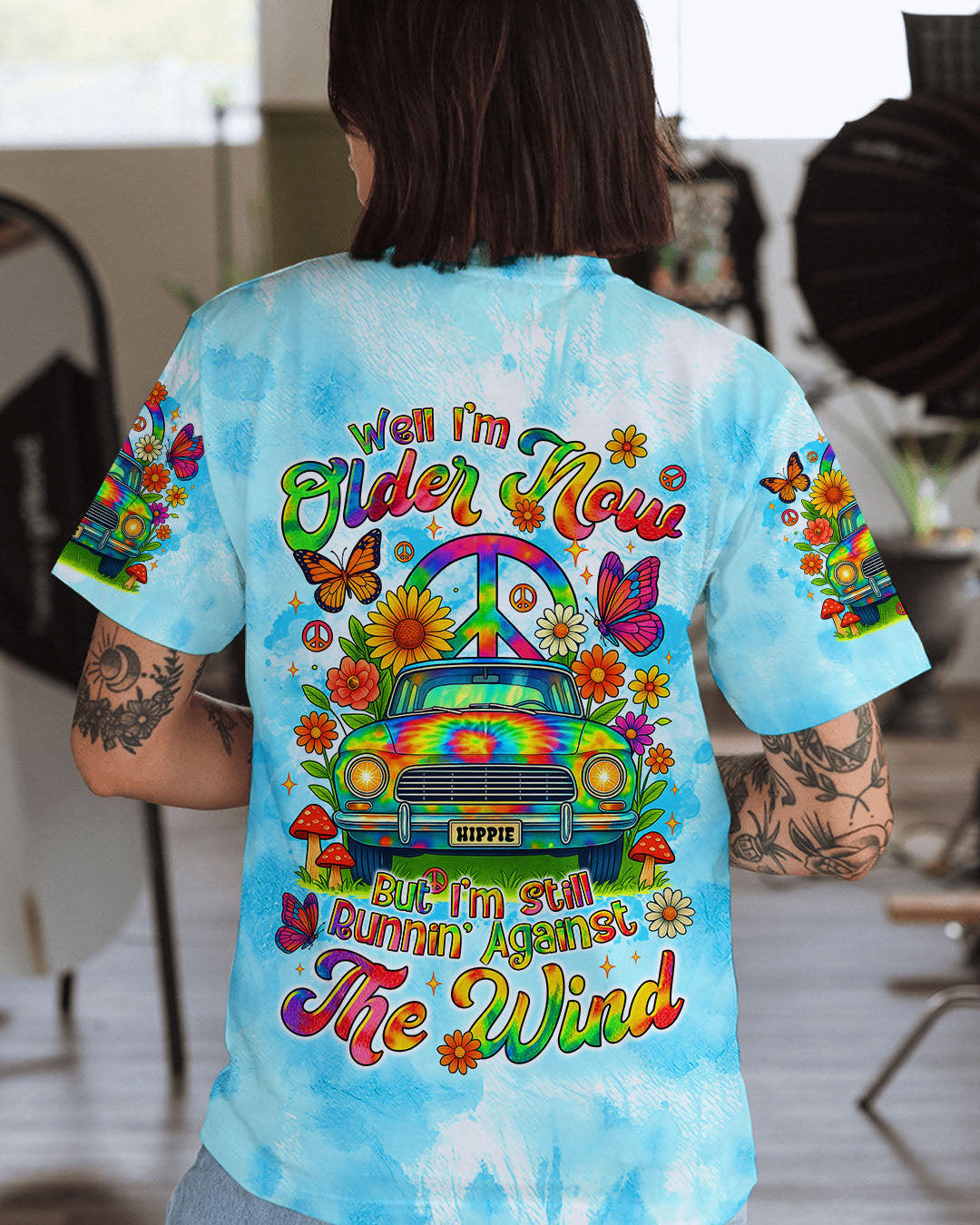 RUNNING AGAINST THE WIND TIE DYE ALL OVER PRINT - TLTR1405253