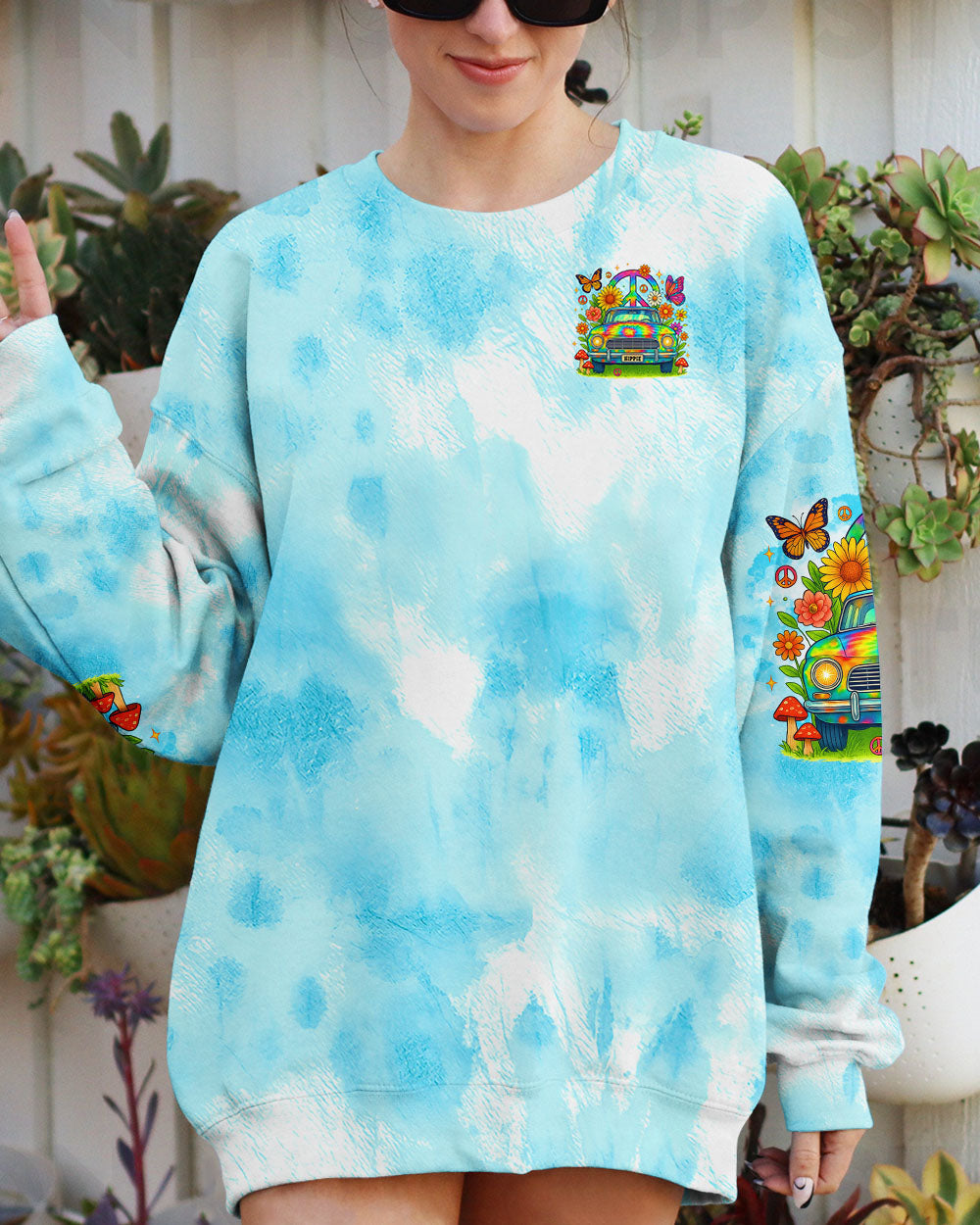 RUNNING AGAINST THE WIND TIE DYE ALL OVER PRINT - TLTR1405253