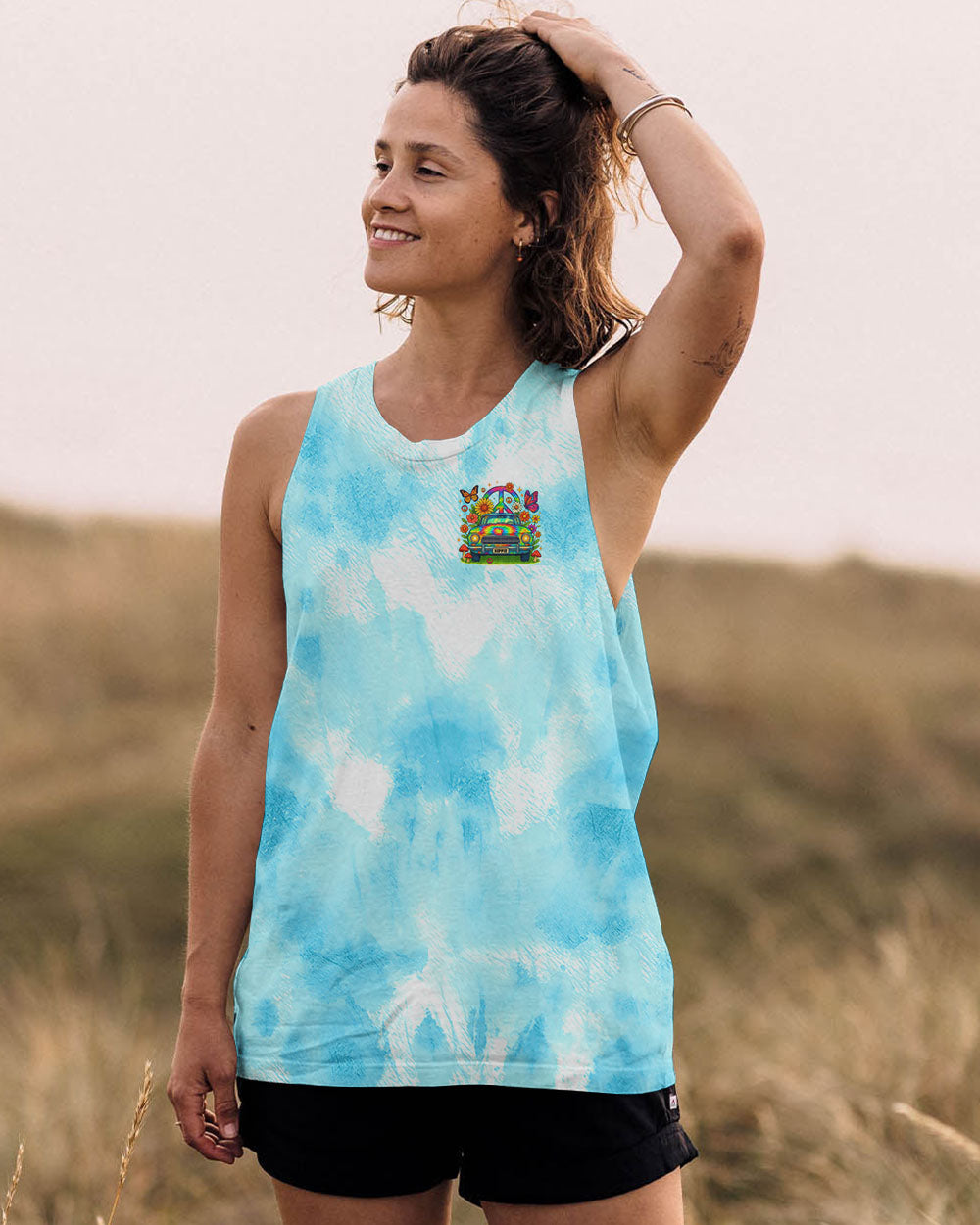 RUNNING AGAINST THE WIND TIE DYE ALL OVER PRINT - TLTR1405253