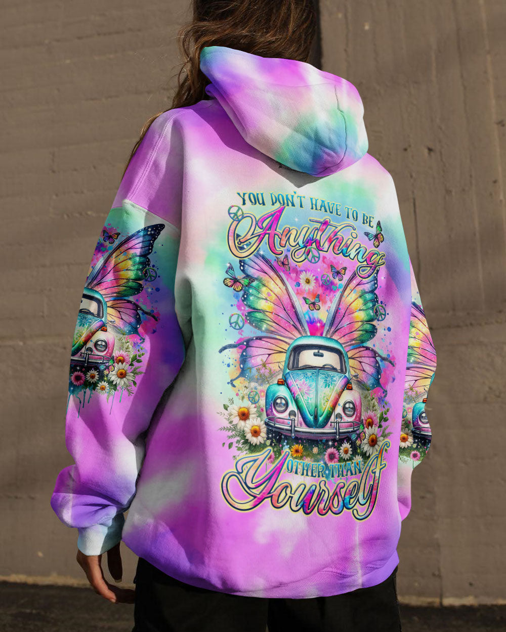 YOU DON'T HAVE TO BE ANYTHING CAR WINGS ALL OVER PRINT - TLTR1412231