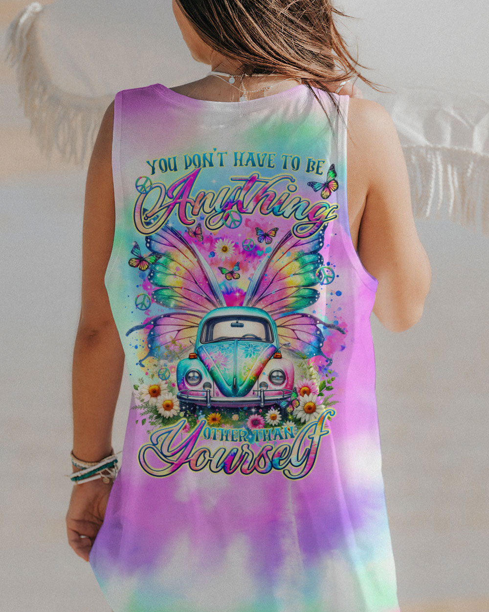 YOU DON'T HAVE TO BE ANYTHING CAR WINGS ALL OVER PRINT - TLTR1412231