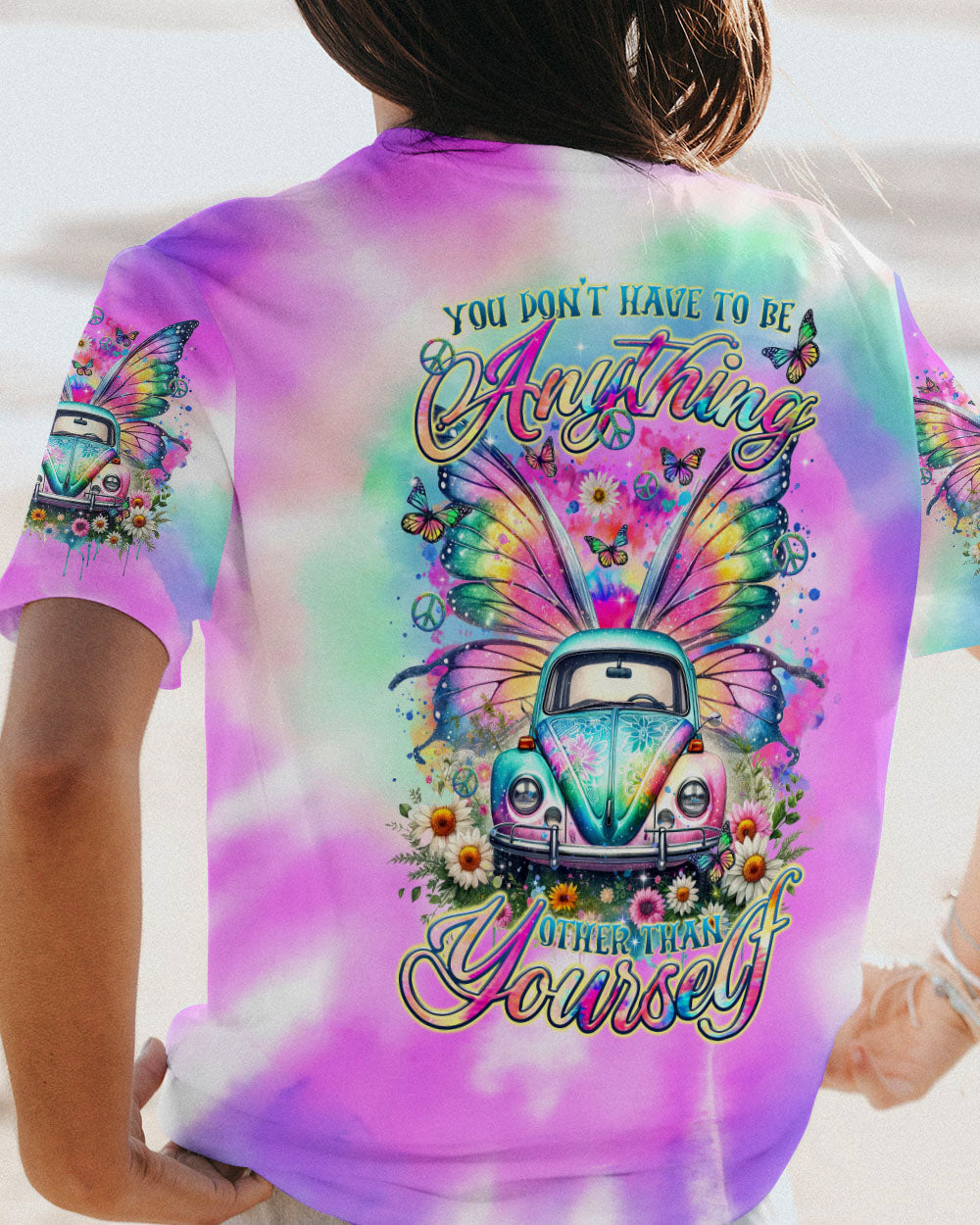 YOU DON'T HAVE TO BE ANYTHING CAR WINGS ALL OVER PRINT - TLTR1412231