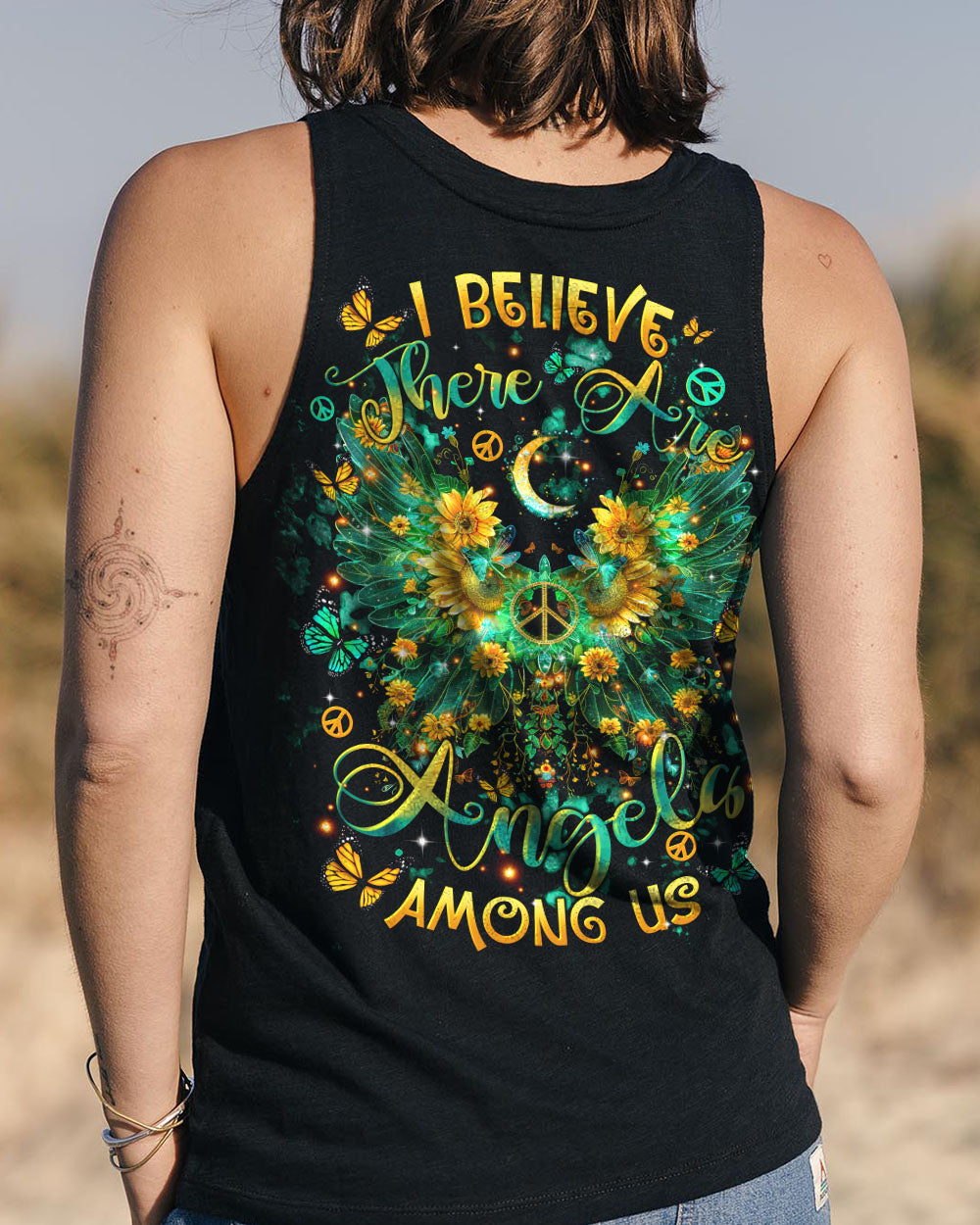 I BELIEVE THERE ARE ANGELS AMONG US WINGS ALL OVER PRINT - TLTR1412243